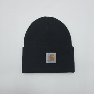 Carhartt Men's Knit Cuffed Beanie, Black, One Size - Preowned